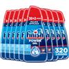 Finish Power Gel, Detersivo per Lavastoviglie Liquido, 320 lavaggi, 10 confezioni da 30+2 lavaggi, Protezione, Pulizia Efficace, Azione Sgrassante