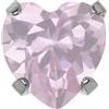 STUDEX ITALIA SRL SYSTEM75 TIFFANY CUORE ROSA 5X5MM ACCIAIO