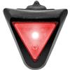 uvex plug-in LED XB039 luce, adatto ai modelli uvex i-vo, uvex air wing e finale junior, luce fissa e lampeggiante, black-red, one size