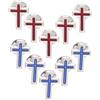 DEARMAMY Spille a Croce in Lega di Zinco per Comunione, 10 Pezzi Resistenti allo Sbiadimento Design Elegante per Uomo e Donna, Accessori Decorativi per Festa