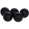 Othmro 5 pomelli a sfera filettati, diametro 2,5 cm, filettatura femmina M8, manico in bachelite nera, manopola a sfera termoindurente per tosaerba, attrezzature per esercizi, macchinari, valvole e