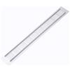 MroMax Griglia di ventilazione 50 mm x 400 mm in lega di alluminio per griglia di ventilazione per armadietti, lavelli, fornelli, porte del bagno, in lega di alluminio, rettangolare, 1 pezzo