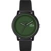 Lacoste Orologio al quarzo analogico da uomo o donna della collezione Lacoste.12.12, dotato di un elegante bracciale in silicone con trama petit piqué