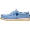 HEYDUDE Hey Dude Wally Sox Stitch - Mocassini da Uomo, Colore: Bianco e Nero, Denim Sbiadito Marrone Chiaro, 41 EU