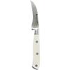 Albert de Thiers - L'Irresistible - Coltello a becco d'uccello 6,5 cm - Lama in acciaio inossidabile 3CR13 - Manico in ABS bianco con 3 rivetti - Elegante finitura opaca - Consegnato su carta - 70 x