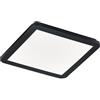 RL LIVE YOUR LIGHT Trio Leuchten - Plafoniera quadrata in alluminio (non sostituibile), 30 cm, con LED a 3 livelli, dimmerabile, IP44, in alluminio, quadrata (non sostituibile), LED max. 1 x 18 Watt, illuminazione per