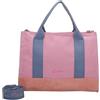 Fritzi aus Preussen Fritzi Canvas Tote Bag Uni Shopper Borsa Donna Misto Cotone Grande Tote Bag Vegan 29,5 x 40 x 14 cm - Nero - Rosa - Arancione - Lilla - Menta - Blu - Verde Oliva - Viola - Marrone - Beige - Giallo