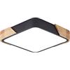 LuFun Plafoniera LED Soffitto Legno Quadrata 30x30cm 24W 6500K