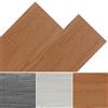 Fogmiea Pavimento in PVC autoadesivo in vinile, effetto parquet a bastoncino, aspetto legno, antiscivolo, impermeabile, difficile da infiammare 10 m²/72 piastrelle, rovere marrone