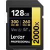 Lexar 128GB CARD SDXC UHS-II 2000X Gold V90