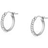 SANICO SRL Orecchini Post Foratura Crystal Hoop 14Gp Bjt991