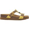 New Bogota' Wedge Satin+Beads W Yellow 36