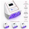 Tuttoperlestetica Lampada led manicure professionale ricaricabile per estetista onicotecnica centro estetico 126W MASTERNAIL PRO 3 colori ARGENTO