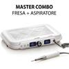 Xanitalia Aspiratore da Tavolo con Fresa Unghie MASTER COMBO XaniPro per Estetista