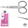XANITALIA Forbicina a Punta Larga in Acciaio Inox per Manicure e Pedicure Tuttoperlestetica 9,5 cm