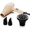 Melcap PHON 2300W PROFESSIONALE X2 SHINE CON LUXURY BOX E DIFFUSORE ROSA