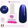 Tuttoperlestetica Semipermanente colore blu glitter N 93 da 12 ML - Hema e TPO Free