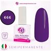 TUTTOPERLESTETICA Semipermanente colore viola N 666 da 12 ML - Hema e TPO Free