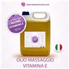 TUTTOPERLESTETICA Olio da massaggio NEUTRO alla vitamina E - tanica da 5 LITRI - ITALIANO