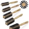 WOOD PRO Spazzole per capelli in legno cinghiale e nylon Wood Pro 13 mm