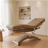 Habys Lettino Elettrico per estetista con riscaldamento Spa centro estetico medicina estetica fisioterapia TAL WEELKO BIANCO