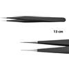 PINZA CIGLIA A SPILLO NERA PINZETTA ANTISCIVOLO NERA 13 CM