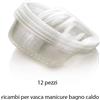 Xanitalia Ricambi Monouso per Vaschetta Manicure Bagno Caldo XaniPro - Confezione da 12 Pezzi