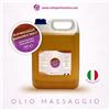 TUTTOPERLESTETICA Olio da massaggio alla Mandorla Dolce + vitamina E - tanica da 5 LITRI - ITALIANO