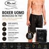 Roial Boxer Uomo nero Monouso in TNT Nero ROIAL - Confezione da 10 Pezzi