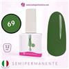 TUTTOPERLESTETICA Semipermanente colore Verde Oliva N 69 da 12 ML - Hema e TPO Free