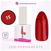 TUTTOPERLESTETICA Semipermanente colore Christmas N 15 da 12 ML - Hema e TPO Free