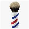 Man42 Pennello da Barba con Setole in Tasso Nero - Manico in Resina Bandiera Americana