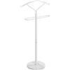 HAKU Servo Muto da uomo bianco, Marmo, legno massiccio, metallo - Dim. L 50 cm x A 105 cm x P 32 cm, Stile Moderno