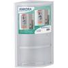 Roccobimbo Angoliera bagno Ankora Bianco 28x17.5x45h cm di Roccobimbo