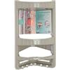 Roccobimbo Angoliera bagno Ankora Tortora 28x17.5x45h cm di Roccobimbo