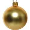 Magie di Natale Palline per albero di Natale in vetro decorate (10 cm, Oro, 4)