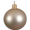 Magie di Natale Palline per albero di Natale in vetro decorate (10 cm, Perla Opaco, 4)