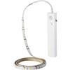 V-TAC VT-8082 Strip LED SMD2835 2,4W Bobina 1m 30 LED/m 6V a Batteria con Sensore dimovimento 3000K IP65