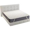 IRGE - Topper trapuntato con elastici per letto matrimoniale 170x200 cm
