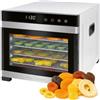 Profi Cook ProfiCook essiccatore | 6 livelli impilabili | per alimenti fino a 3,5 kg | essiccatore automatico in acciaio inox | essiccatore con convezione | 650 Watt | disidratatore | disidratatore | PC DR 1218