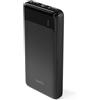 Spello Black Power Bank, Slim Power Bank 10 000mAh, dimensioni compatte, per viaggi, ricarica Power Bank, ad alta capacità, nero