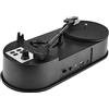 Fesjoy Giradischi USB,33/45 Prm LP Convertitore da Giradischi a MP3 Convertitore da Vinile a MP3 Giradischi con Adattatore 5V CC con Slot per Scheda Micro