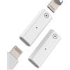 WASRUYI Adattatore per Lightning femmina a per Lightning femmina (2 Pack) per Apple Pencil 1st generazione connettore per iPad Pro penna caricatore sostitutivo ricarica accessori
