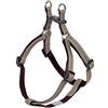 Nobby, Pettorina per Cani con Impugnatura Morbida, 30-40 cm/10 mm, Beige/Cioccolato