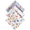 HOULIFE Fazzoletto da donna in raso di cotone da donna floreale fazzoletti vintage fiore fazzoletti da donna decorativo retrò fazzoletto da donna, 35 x 35 cm