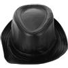 UPKOCH Cappello Jazz da Uomo in Pelle Pu Stile Britannico Nero, Tocco Confortevole e Durabilità per Occasioni Casual e Cerimonie