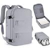 coofay, Zaino da viaggio casual e versatile, A-grigio, Standard, Zaini Daypack