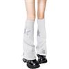 XEPST Scaldamuscoli Goth da Donna, Gothic Kawaii Legwarmer Inverno Stivali Calza Ragazza Stile Preppy, Calze al Ginocchio