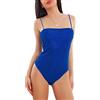 Toocool Costume da Bagno Intero Donna Lurex Monokini Glitter Mare Body M03329