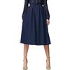 Urban GoCo Donna Svasate Una linea Gonna longuette con tasche
